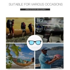 Ochelari de soare polarizați clasici de modă, bărbați, femei, pătrați, ochelari de soare anti-orbire, ochelari de protecție pent