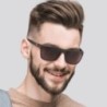 BARCUR Design TR90 Ochelari de soare Bărbați Polarizați Ochelari de soare sport cu greutate mică Ochelari de soare pentru femei 