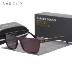 BARCUR Design TR90 Ochelari de soare Bărbați Polarizați Ochelari de soare sport cu greutate mică Ochelari de soare pentru femei 