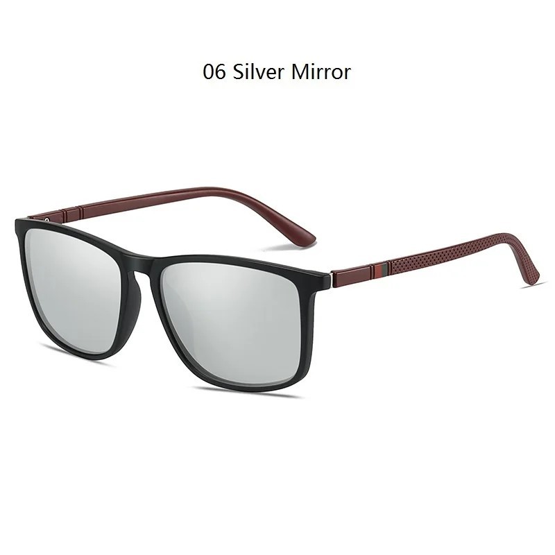 Ochelari de soare polarizați vintage pătrați de lux pentru bărbați, femei, modă, călătorii, ochelari de soare anti-orbire pentru