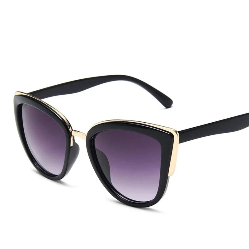 MUSELIFE Ochelari de soare Cateye pentru femei Ochelari vintage cu gradient Ochelari de soare retro cu ochi de pisică Ochelari p