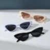 Set de 3 perechi de ochelari de soare mici, ochi de pisică, pentru femei
