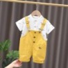 Noua haina de vara pentru bebelusi baieti costum copii moda tricou salopete 2 buc/set costum ocazional copii trening
