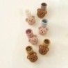 Șosete drăguț pentru bebeluș cu urs de desene animate pentru băiat, fată, din bumbac moale, cu talpă anti-alunecare, șosete pent