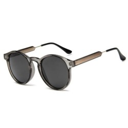 Ochelari de soare rotunzi retro femei bărbați design de marcă ochelari de soare transparenți pentru femei bărbați Oculos De Sol 