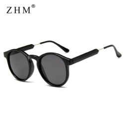 Ochelari de soare rotunzi retro femei bărbați design de marcă ochelari de soare transparenți pentru femei bărbați Oculos De Sol 