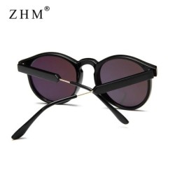 Ochelari de soare rotunzi retro femei bărbați design de marcă ochelari de soare transparenți pentru femei bărbați Oculos De Sol 