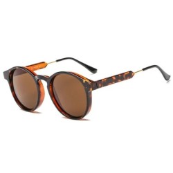 Ochelari de soare rotunzi retro femei bărbați design de marcă ochelari de soare transparenți pentru femei bărbați Oculos De Sol 