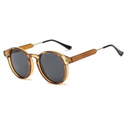 Ochelari de soare rotunzi retro femei bărbați design de marcă ochelari de soare transparenți pentru femei bărbați Oculos De Sol 