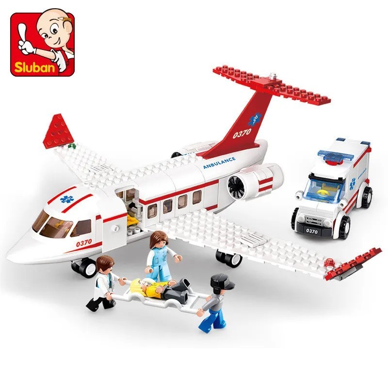 City Cargo Avion Avion Depozitare Aeroport Airbus Avion Avion Tehnic Creativ Blocuri de construcție Jucării educaționale pentru 