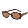 Ochelari de soare dreptunghiular mici Ochelari de soare pătrați de designer de marcă ovali pentru femei Nuanțe pentru femei Oche