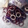 50 buc Benți pentru păr pentru femei, fete, culori mixte, 4 cm, legături de păr de bază, bentiță elastică pentru păr, accesorii 