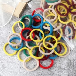 50 buc Benți pentru păr pentru femei, fete, culori mixte, 4 cm, legături de păr de bază, bentiță elastică pentru păr, accesorii 