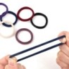 50 buc Benți pentru păr pentru femei, fete, culori mixte, 4 cm, legături de păr de bază, bentiță elastică pentru păr, accesorii 