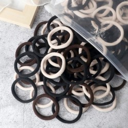 50 buc Benți pentru păr pentru femei, fete, culori mixte, 4 cm, legături de păr de bază, bentiță elastică pentru păr, accesorii 