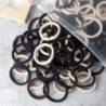 50 buc Benți pentru păr pentru femei, fete, culori mixte, 4 cm, legături de păr de bază, bentiță elastică pentru păr, accesorii 