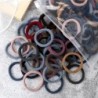 50 buc Benți pentru păr pentru femei, fete, culori mixte, 4 cm, legături de păr de bază, bentiță elastică pentru păr, accesorii 