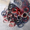 50 buc Benți pentru păr pentru femei, fete, culori mixte, 4 cm, legături de păr de bază, bentiță elastică pentru păr, accesorii 
