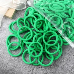 50 buc Benți pentru păr pentru femei, fete, culori mixte, 4 cm, legături de păr de bază, bentiță elastică pentru păr, accesorii 