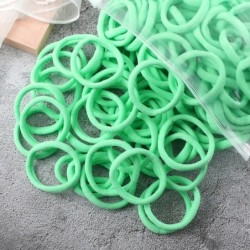 50 buc Benți pentru păr pentru femei, fete, culori mixte, 4 cm, legături de păr de bază, bentiță elastică pentru păr, accesorii 