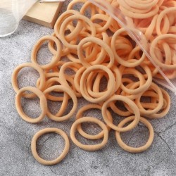 50 buc Benți pentru păr pentru femei, fete, culori mixte, 4 cm, legături de păr de bază, bentiță elastică pentru păr, accesorii 