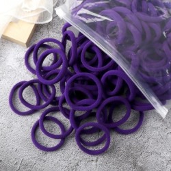 50 bucăți/set femei fete benzi de păr de bază 4 cm, culori uni simple, bentiță elastică pentru păr, frânghii, legături, accesori