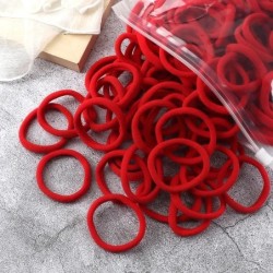 50 buc Benți pentru păr pentru femei, fete, culori mixte, 4 cm, legături de păr de bază, bentiță elastică pentru păr, accesorii 