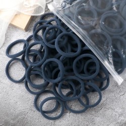 50 buc Benți pentru păr pentru femei, fete, culori mixte, 4 cm, legături de păr de bază, bentiță elastică pentru păr, accesorii 