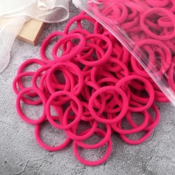 50 buc Benți pentru păr pentru femei, fete, culori mixte, 4 cm, legături de păr de bază, bentiță elastică pentru păr, accesorii 