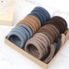 50 bucăți/set femei fete benzi de păr de bază 4 cm, culori uni simple, bentiță elastică pentru păr, frânghii, legături, accesori