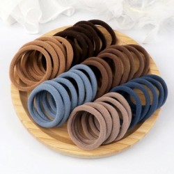 50 bucăți/set femei fete benzi de păr de bază 4 cm, culori uni simple, bentiță elastică pentru păr, frânghii, legături, accesori