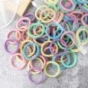 50 bucăți/set femei fete benzi de păr de bază 4 cm, culori uni simple, bentiță elastică pentru păr, frânghii, legături, accesori