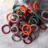 50 bucăți/set femei fete benzi de păr de bază 4 cm, culori uni simple, bentiță elastică pentru păr, frânghii, legături, accesori