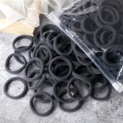 50 bucăți/set femei fete benzi de păr de bază 4 cm, culori uni simple, bentiță elastică pentru păr, frânghii, legături, accesori