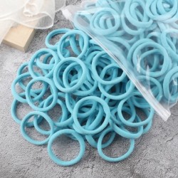 50 bucăți/set femei fete benzi de păr de bază 4 cm, culori uni simple, bentiță elastică pentru păr, frânghii, legături, accesori