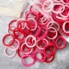 50 bucăți/set femei fete benzi de păr de bază 4 cm, culori uni simple, bentiță elastică pentru păr, frânghii, legături, accesori