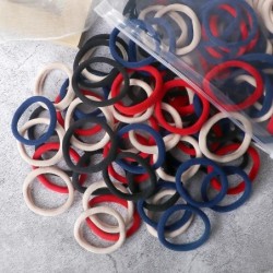 50 bucăți/set femei fete benzi de păr de bază 4 cm, culori uni simple, bentiță elastică pentru păr, frânghii, legături, accesori