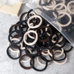 50 bucăți/set femei fete benzi de păr de bază 4 cm, culori uni simple, bentiță elastică pentru păr, frânghii, legături, accesori