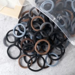 50 bucăți/set femei fete benzi de păr de bază 4 cm, culori uni simple, bentiță elastică pentru păr, frânghii, legături, accesori