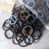 50 bucăți/set femei fete benzi de păr de bază 4 cm, culori uni simple, bentiță elastică pentru păr, frânghii, legături, accesori