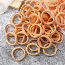 50 bucăți/set femei fete benzi de păr de bază 4 cm, culori uni simple, bentiță elastică pentru păr, frânghii, legături, accesori