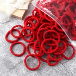 50 bucăți/set femei fete benzi de păr de bază 4 cm, culori uni simple, bentiță elastică pentru păr, frânghii, legături, accesori