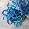 50 bucăți/set femei fete benzi de păr de bază 4 cm, culori uni simple, bentiță elastică pentru păr, frânghii, legături, accesori