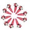10 bucăți Mickey Minnie Disney Bandă elastică pentru păr Bandă de cauciuc Accesorii pentru păr pentru fete Desene animate Arcuri