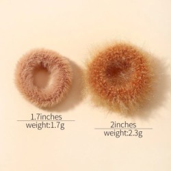 5/15 buc/lot pentru fetițe benzi elastice de păr din pluș Bandă mică de cauciuc pentru copii Dulciuri Scrunchie cu blană Legătur