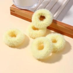 5/15 buc/lot pentru fetițe benzi elastice de păr din pluș Bandă mică de cauciuc pentru copii Dulciuri Scrunchie cu blană Legătur