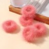 5/15 buc/lot pentru fetițe benzi elastice de păr din pluș Bandă mică de cauciuc pentru copii Dulciuri Scrunchie cu blană Legătur