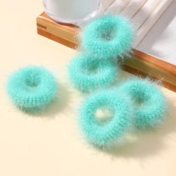 5/15 buc/lot pentru fetițe benzi elastice de păr din pluș Bandă mică de cauciuc pentru copii Dulciuri Scrunchie cu blană Legătur