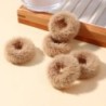 5/15 buc/lot pentru fetițe benzi elastice de păr din pluș Bandă mică de cauciuc pentru copii Dulciuri Scrunchie cu blană Legătur