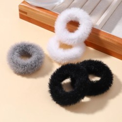 5/15 buc/lot pentru fetițe benzi elastice de păr din pluș Bandă mică de cauciuc pentru copii Dulciuri Scrunchie cu blană Legătur